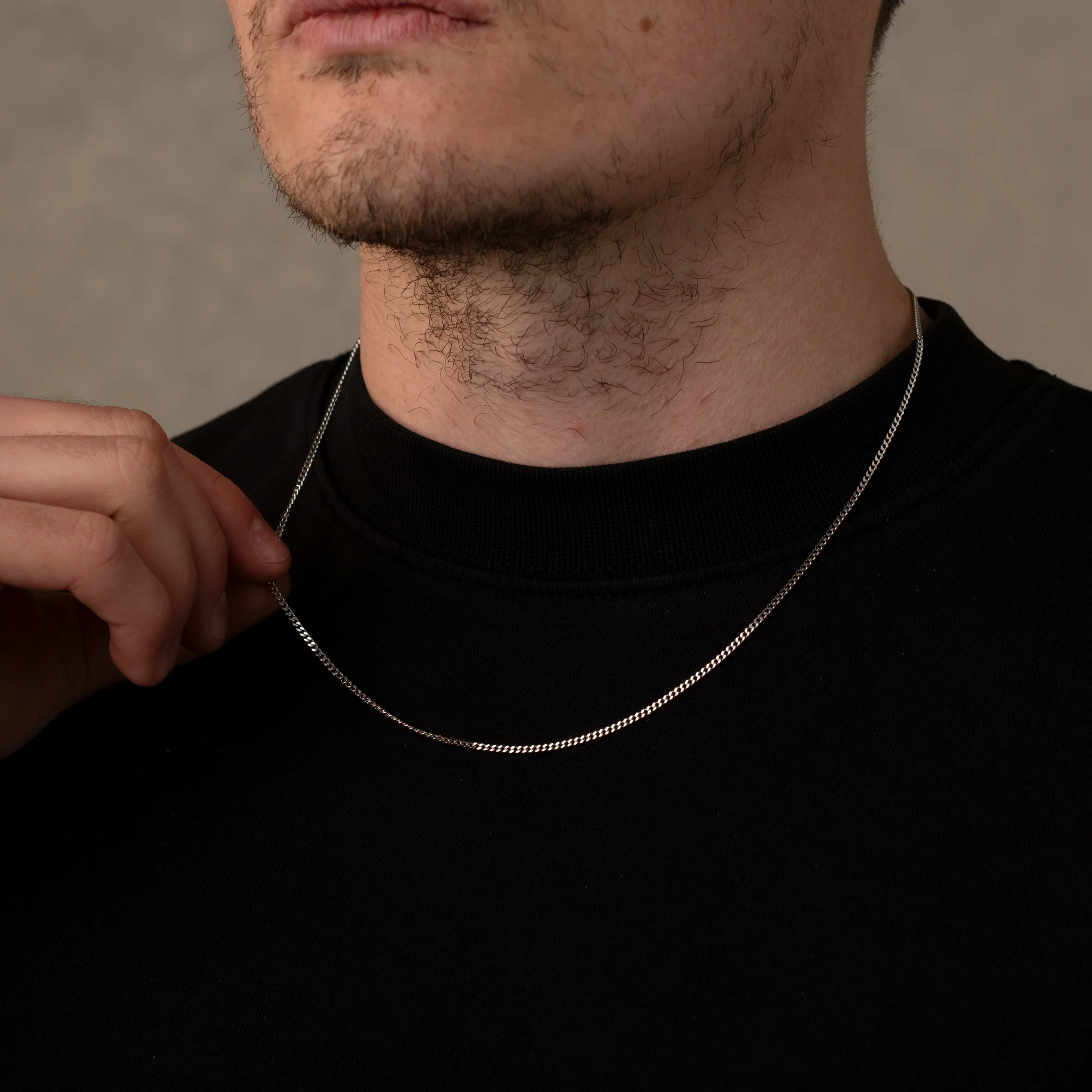 925 Italian Silver 1.8mm Cuban Necklace - Image 3