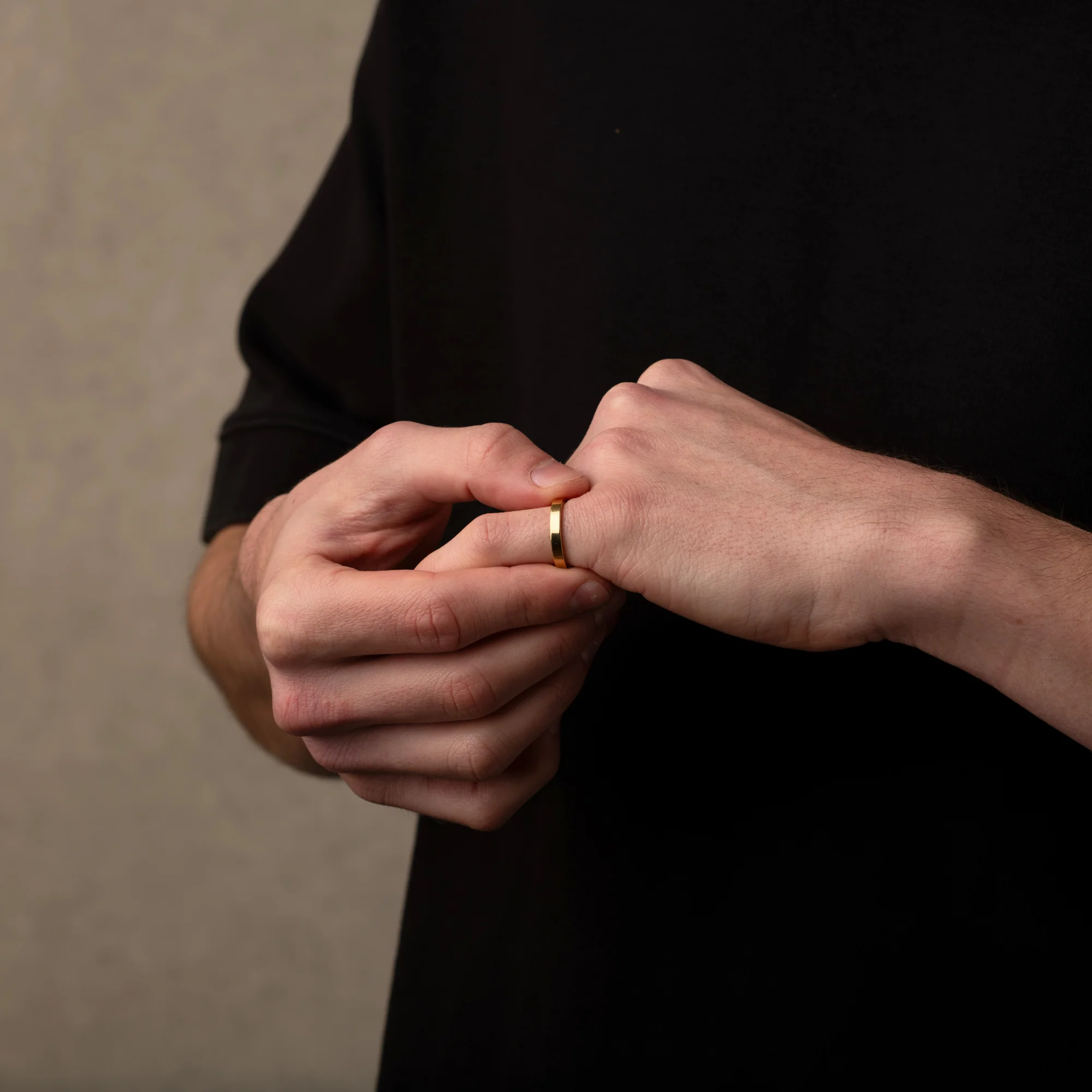 Gold Band Ring 3MM - Image 4