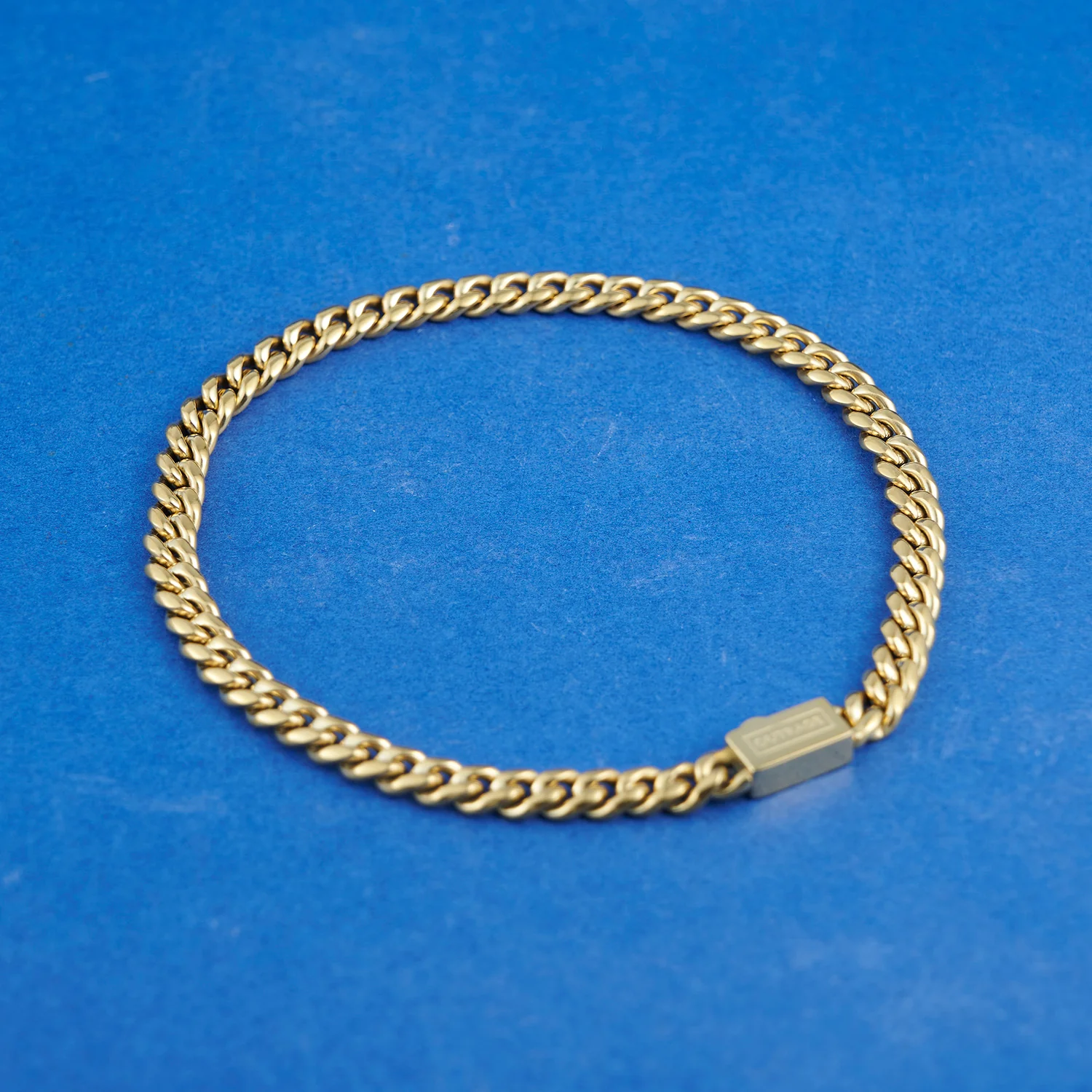 Gold Cuban Bracelet & Chain Set – 5mm - Image 3