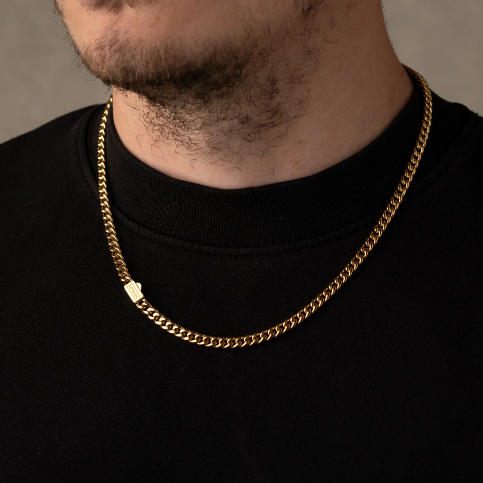 Gold Cuban Bracelet & Chain Set – 5mm - Image 6