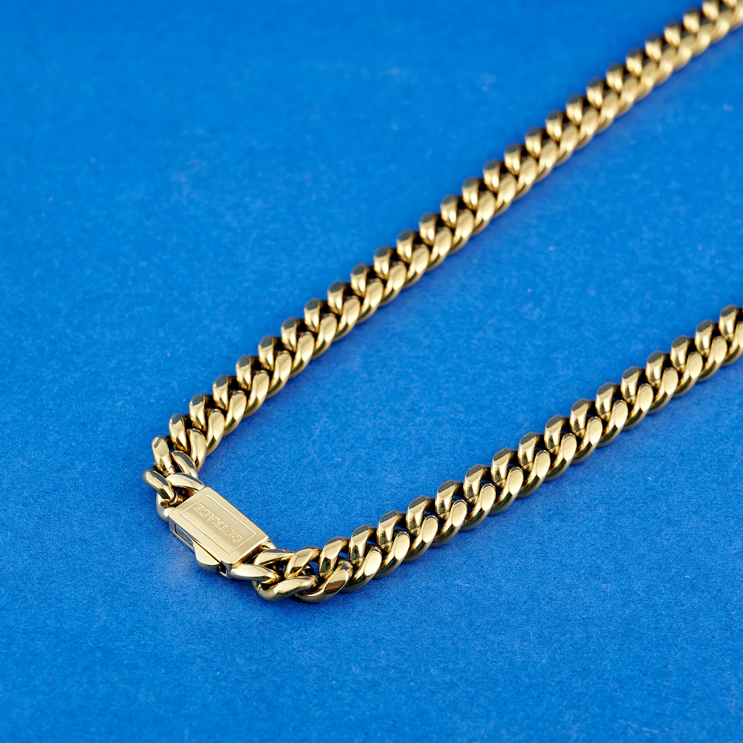 Gold Cuban Bracelet & Chain Set – 8mm - Image 4