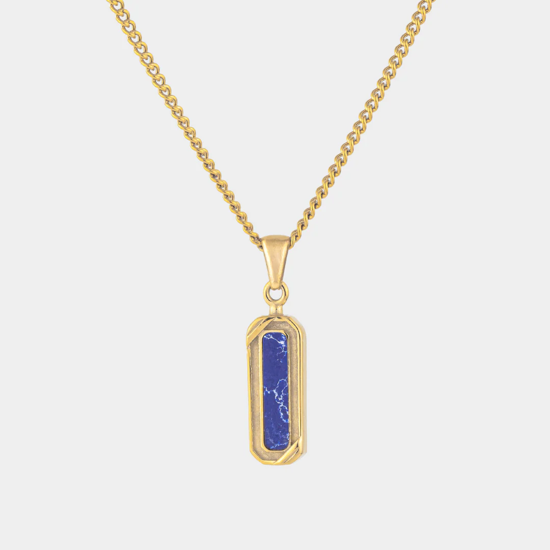 Gold Lapis Necklace, Rope Bracelet & Mayfair Ring - Image 7