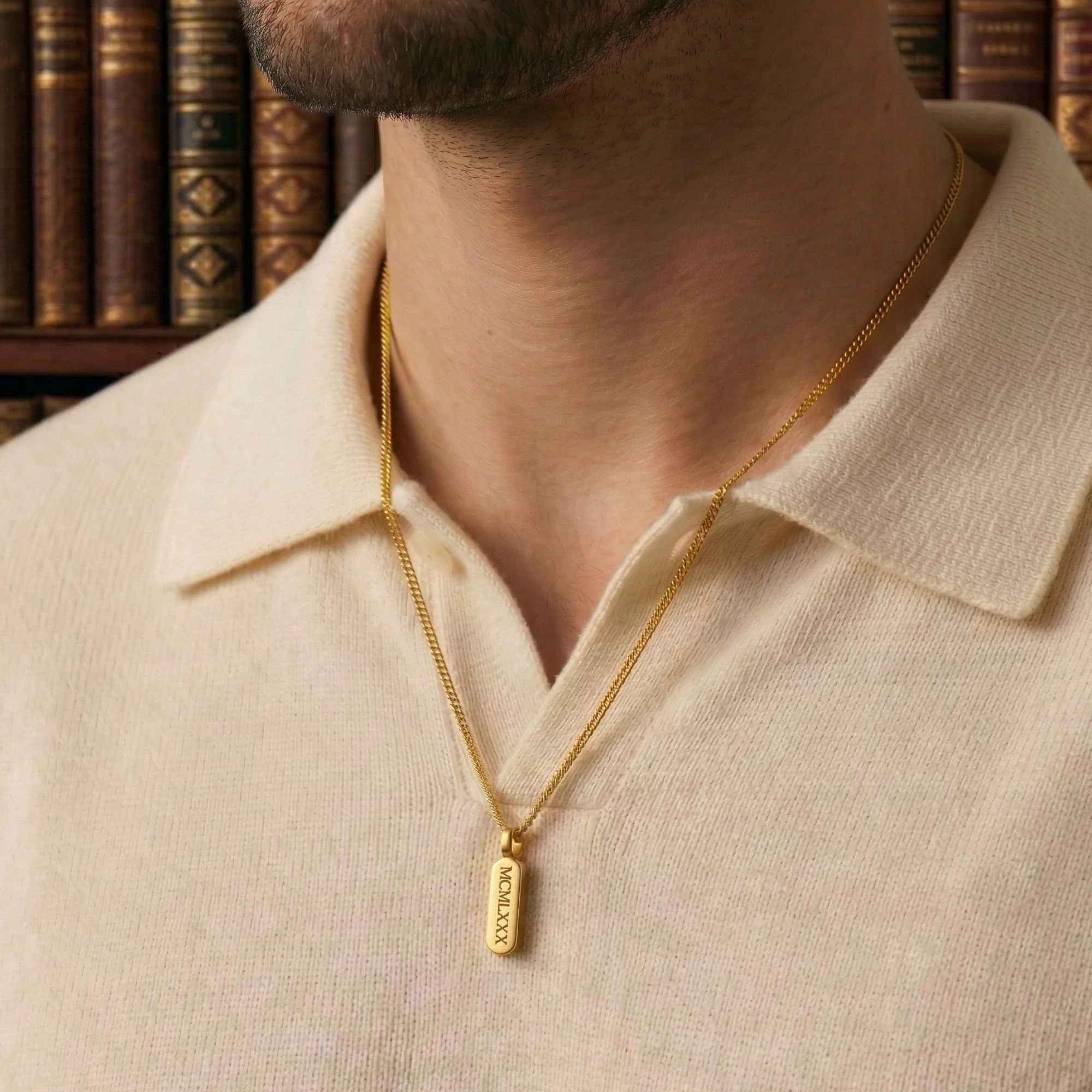 Gold Totem Pendant Necklace - Image 6