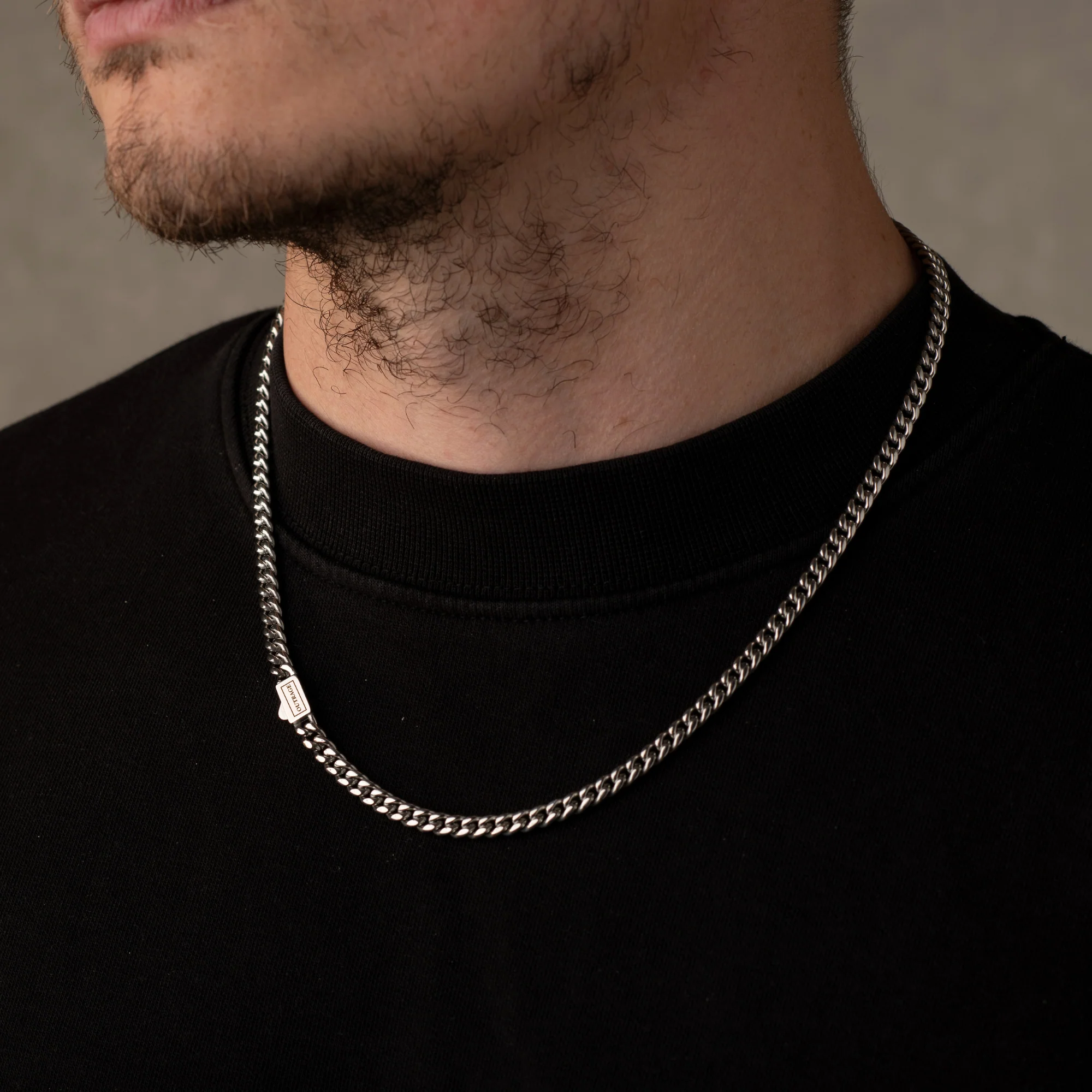 Silver Cuban Bracelet & Chain Set – 5mm - Image 6