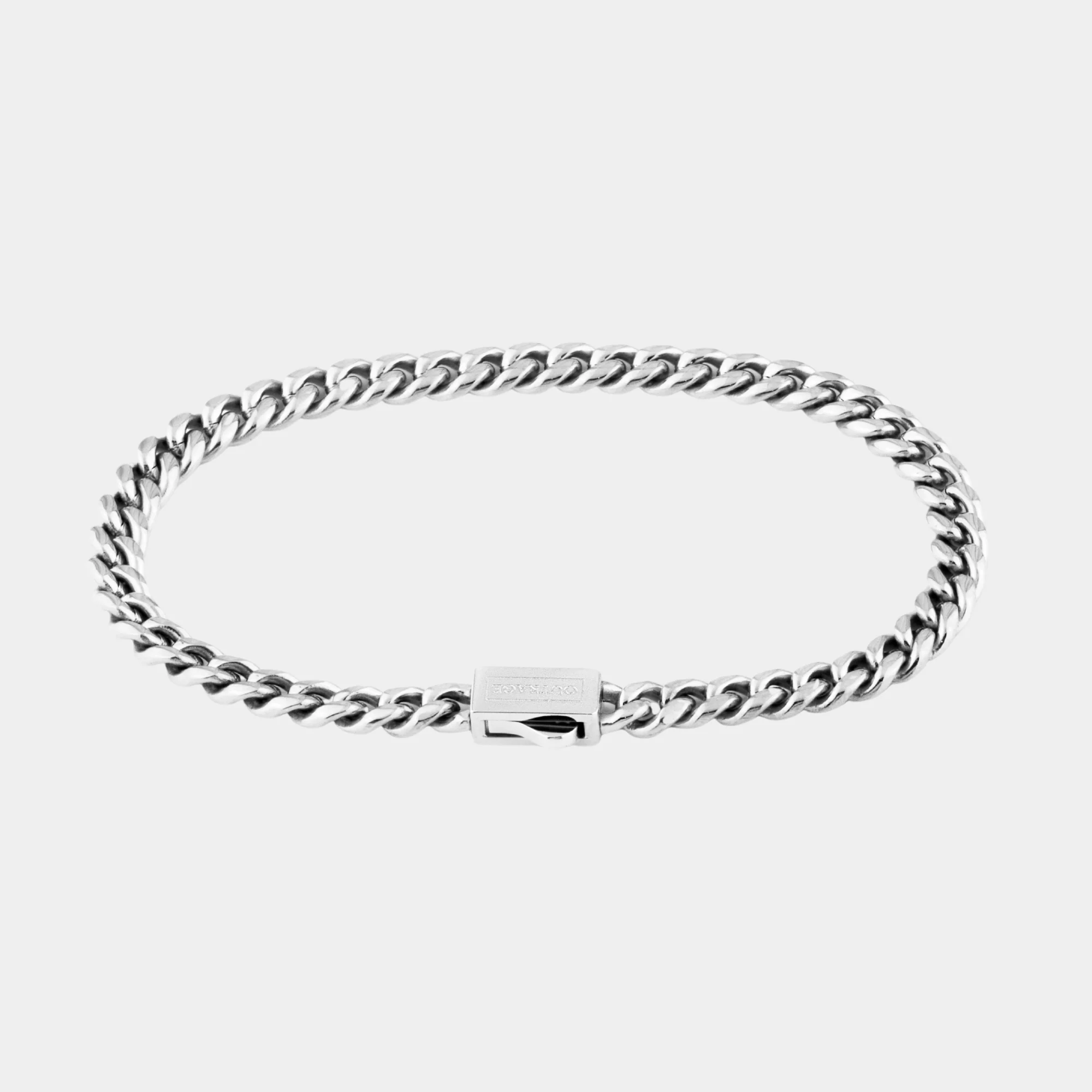 Silver Cuban Bracelet & Chain Set – 5mm - Image 7