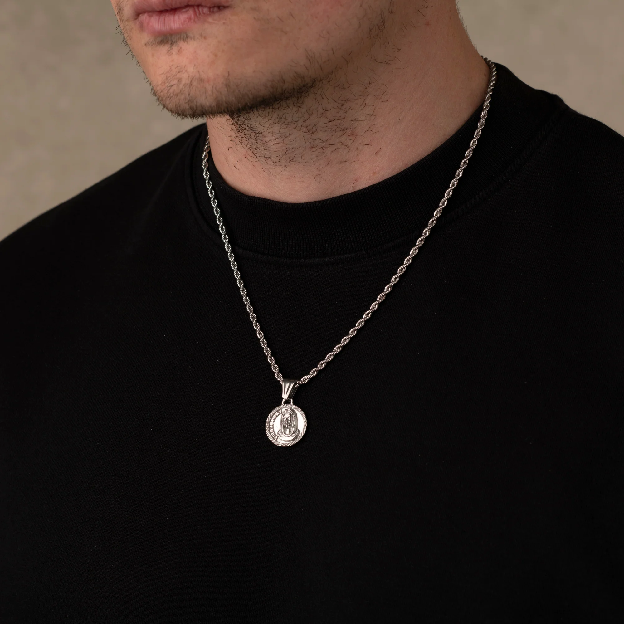 Silver St Mary Pendant - Image 5