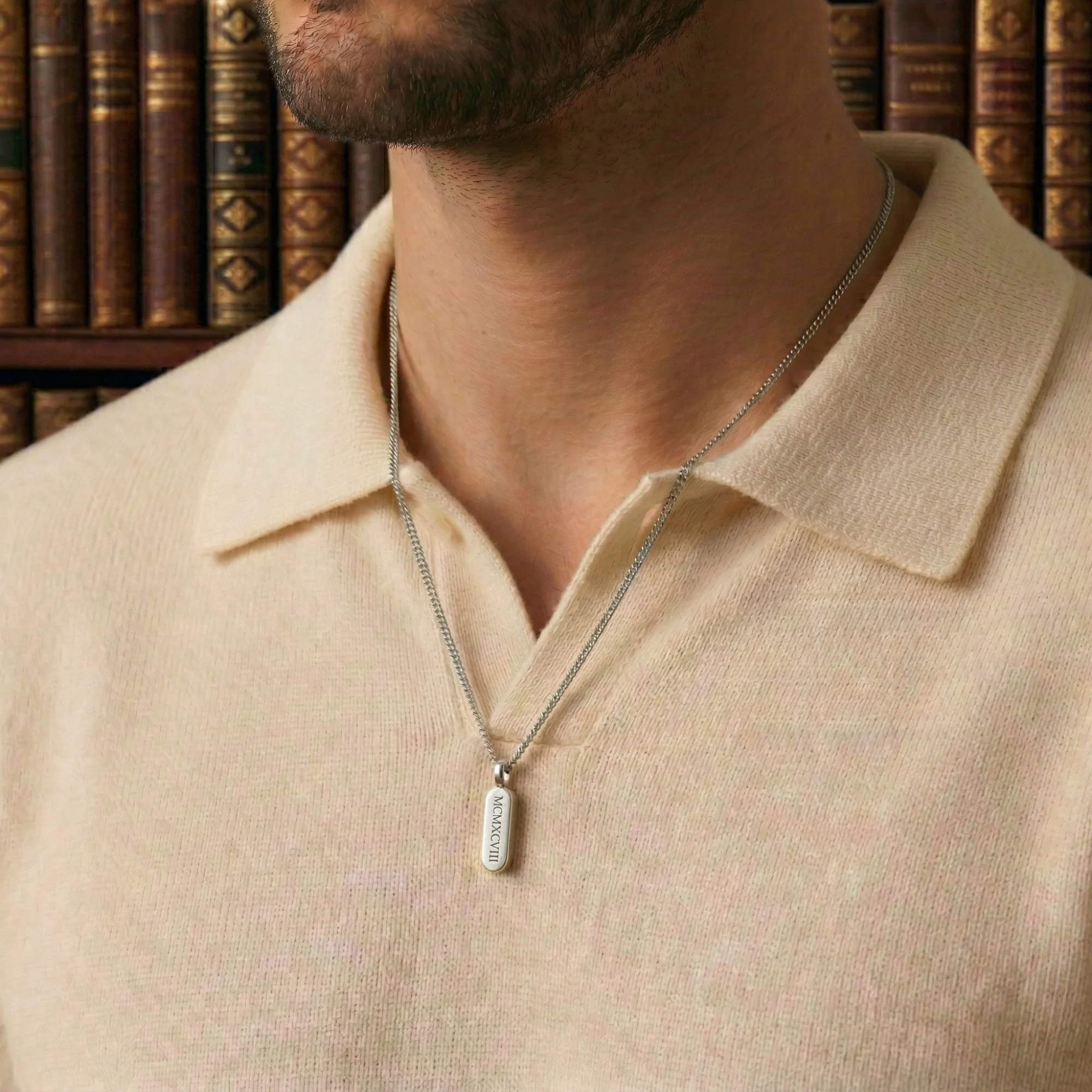 Silver Totem Pendant Necklace - Image 6